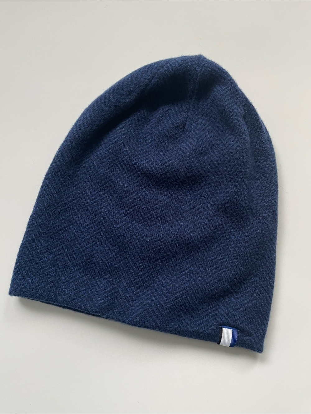 Kit + Ace Merino Blend Beenie Winter Hat Herringbone One Size Gorpcore Ski Hike